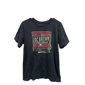 Zac Brown Band 2018 Tour Tee Black Medium Country Music